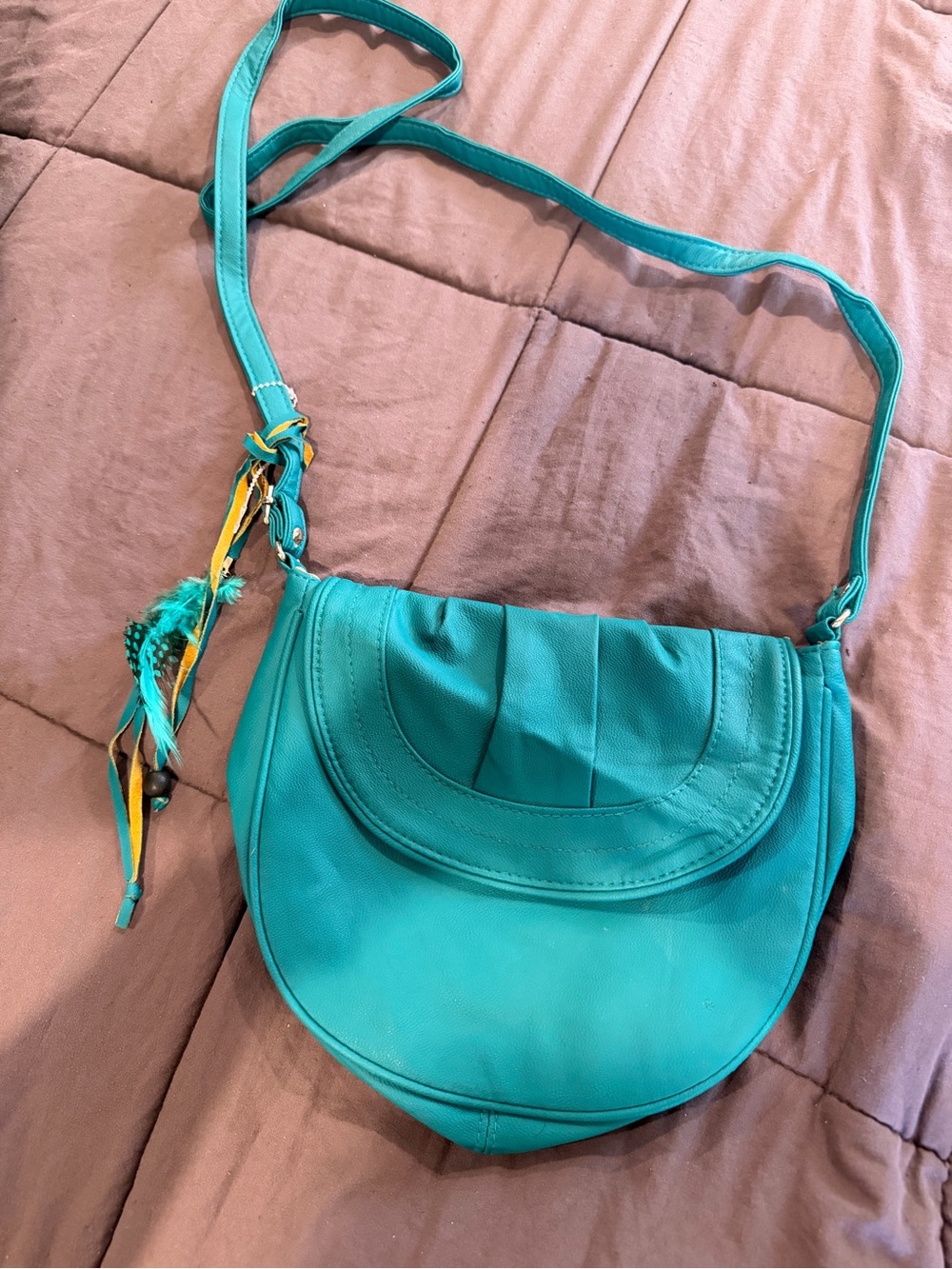 Teal Crossbody Shoulder Bag - Stylish Everyday Carry
